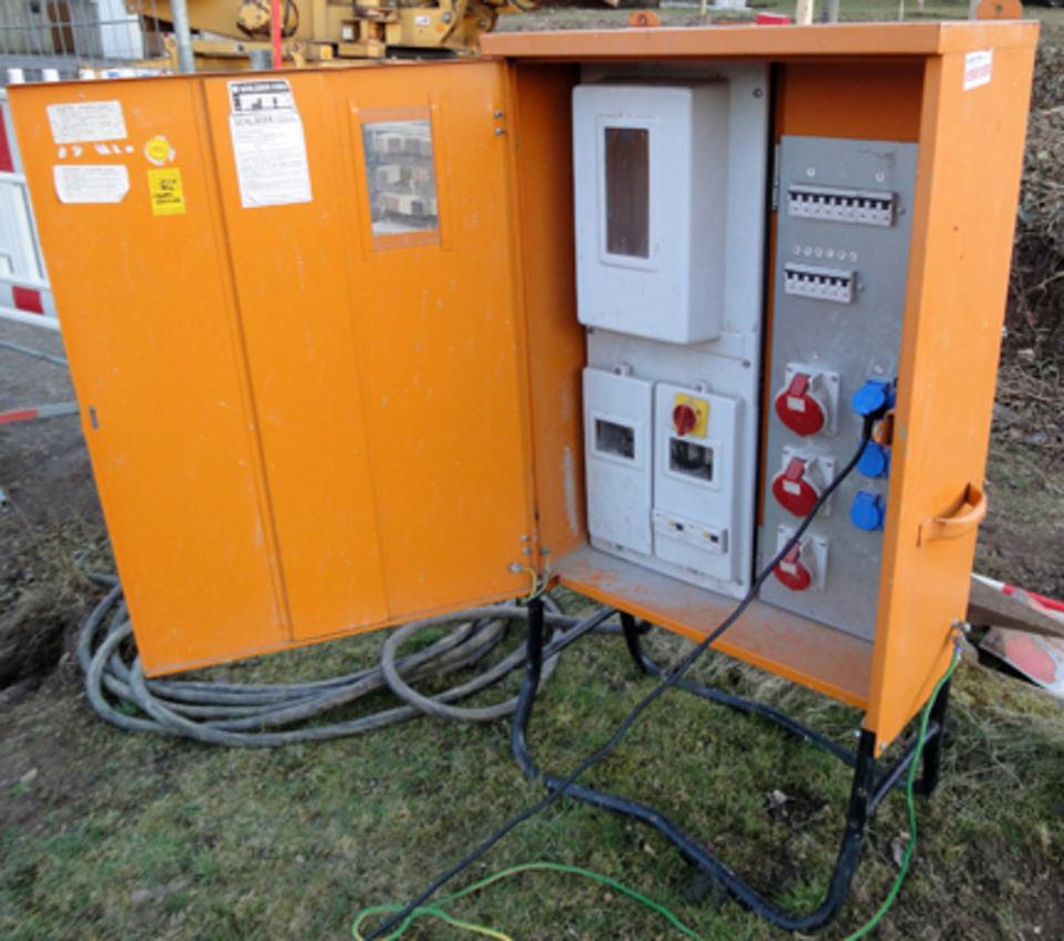 Baustromkasten bei Elektro Weiler GmbH in Steinheim