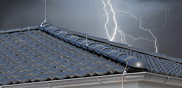 Äußerer Blitzschutz bei Elektro Weiler GmbH in Steinheim