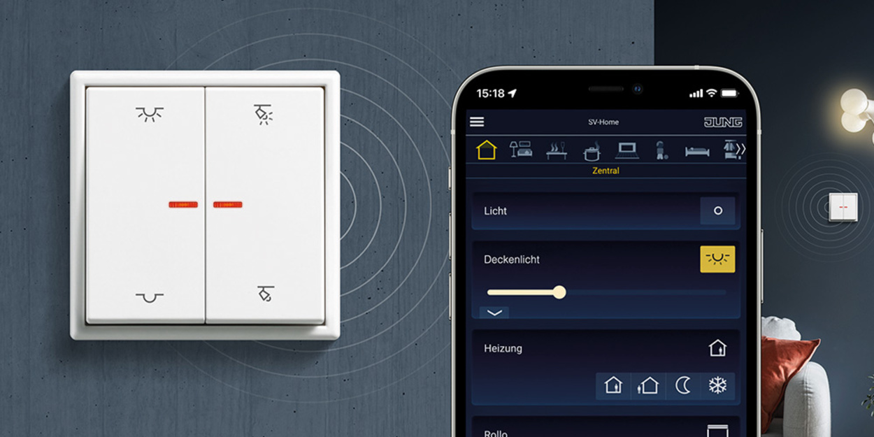 KNX RF Taster bei Elektro Weiler GmbH in Steinheim